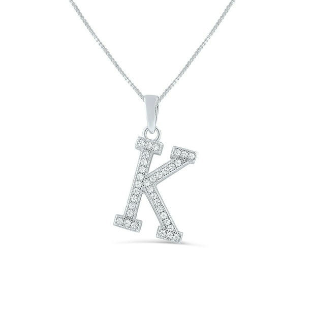 Sterling Silver Initial K Charm Sterling Silver Initial K Charm